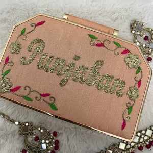 PUNJABAN CLUTCH - PEACH