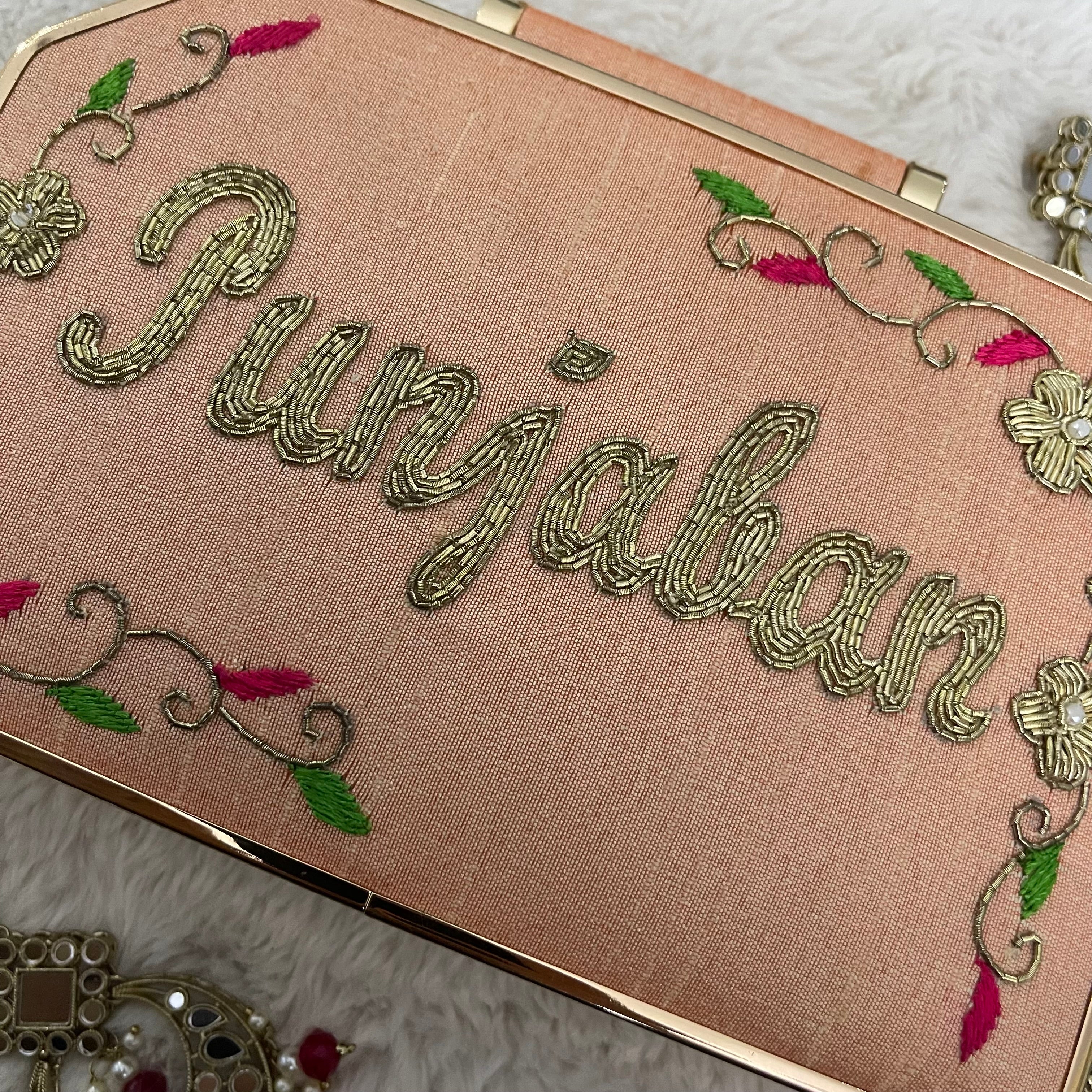 PUNJABAN CLUTCH - PEACH