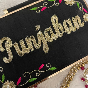 PUNJABAN CLUTCH - BLACK