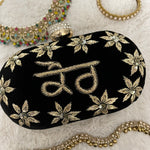 PUNJABI KAUR VELVET CLUTCH