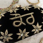 PUNJABI KAUR VELVET CLUTCH