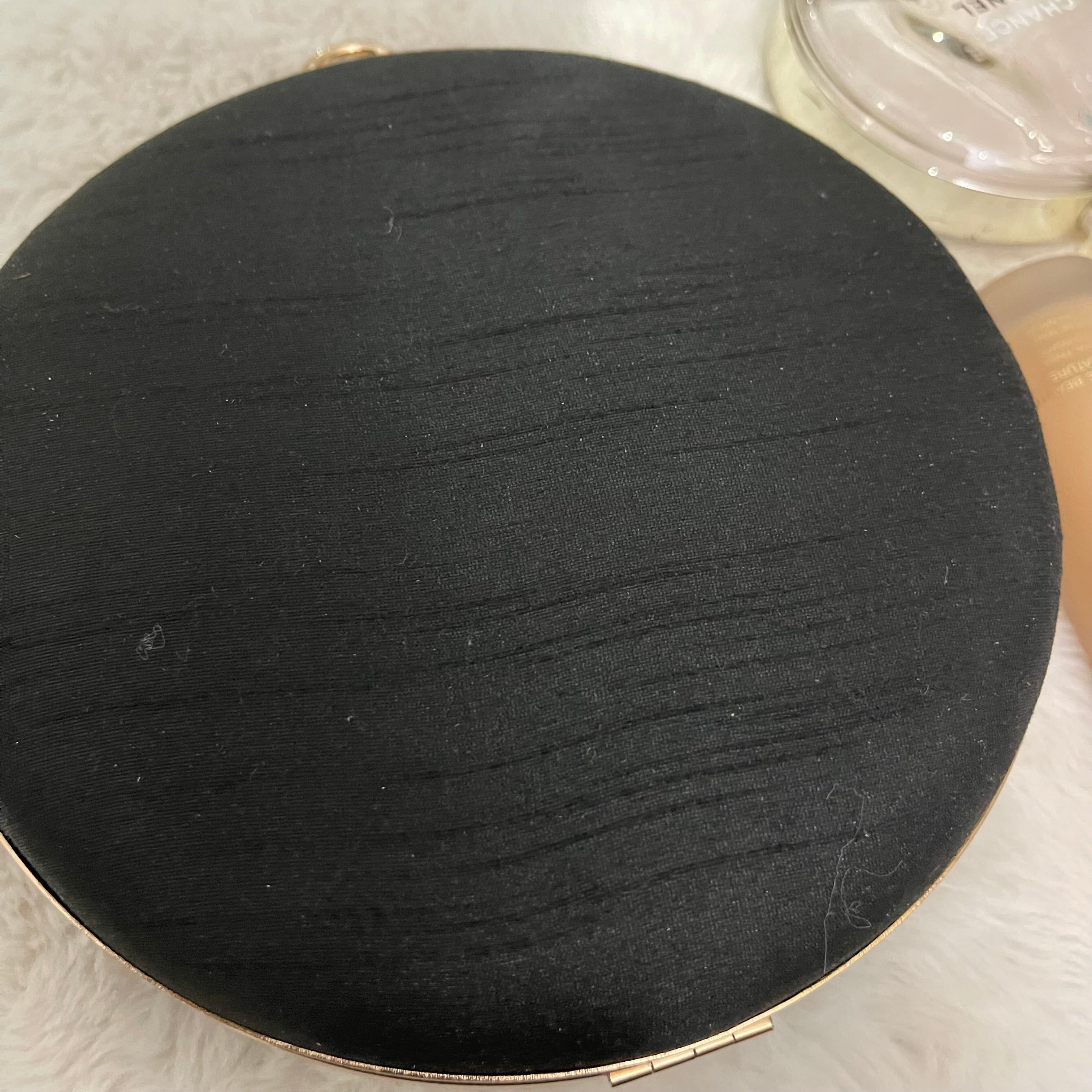 BLACK CIRCLE CLUTCH