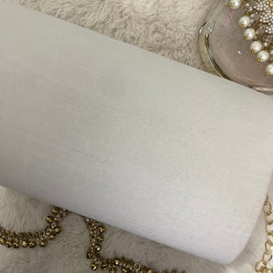 RECTANGLE WHITE CLUTCH