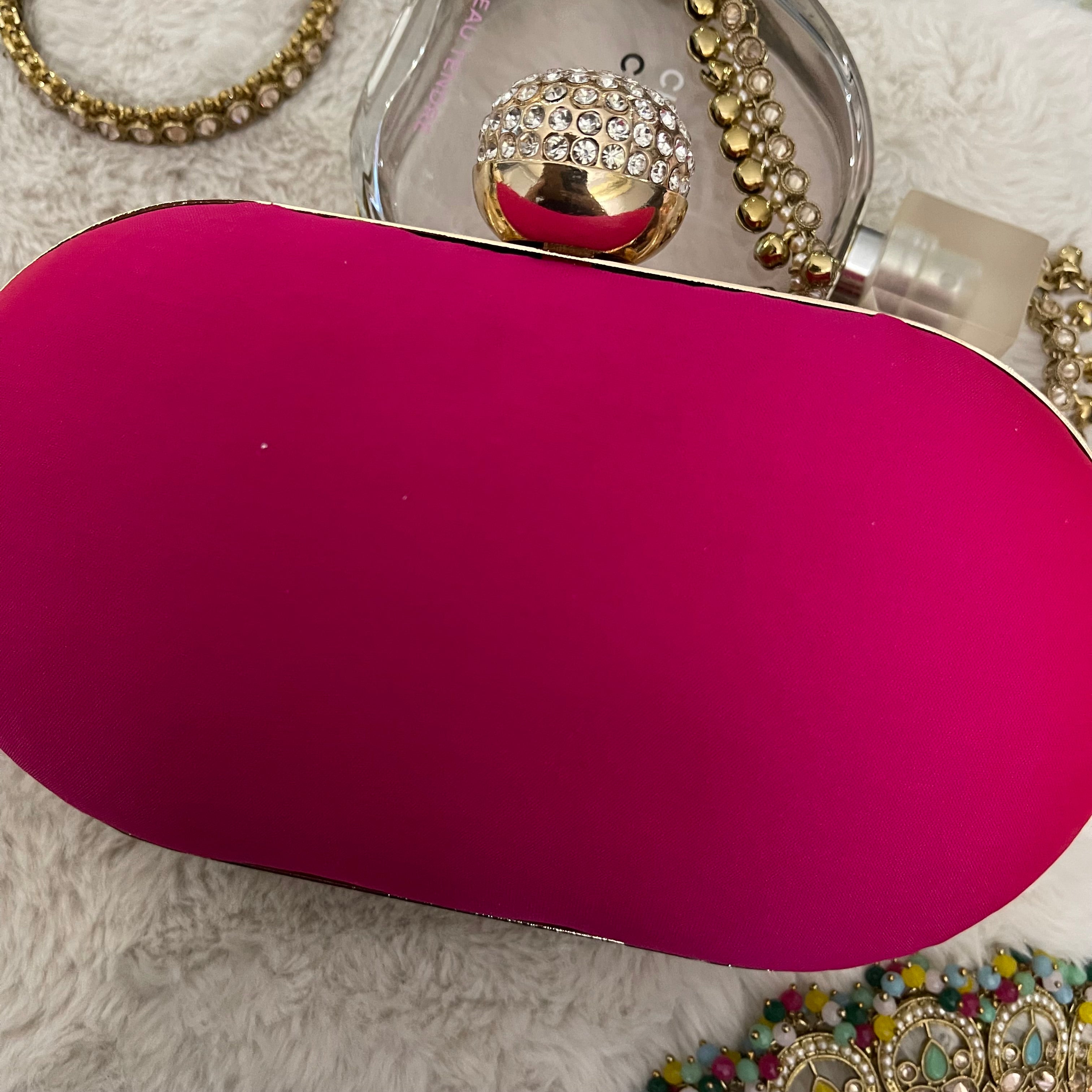 HOT PINK CLUTCH