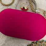 HOT PINK CLUTCH