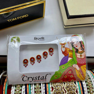 Red Bindi Pack 4