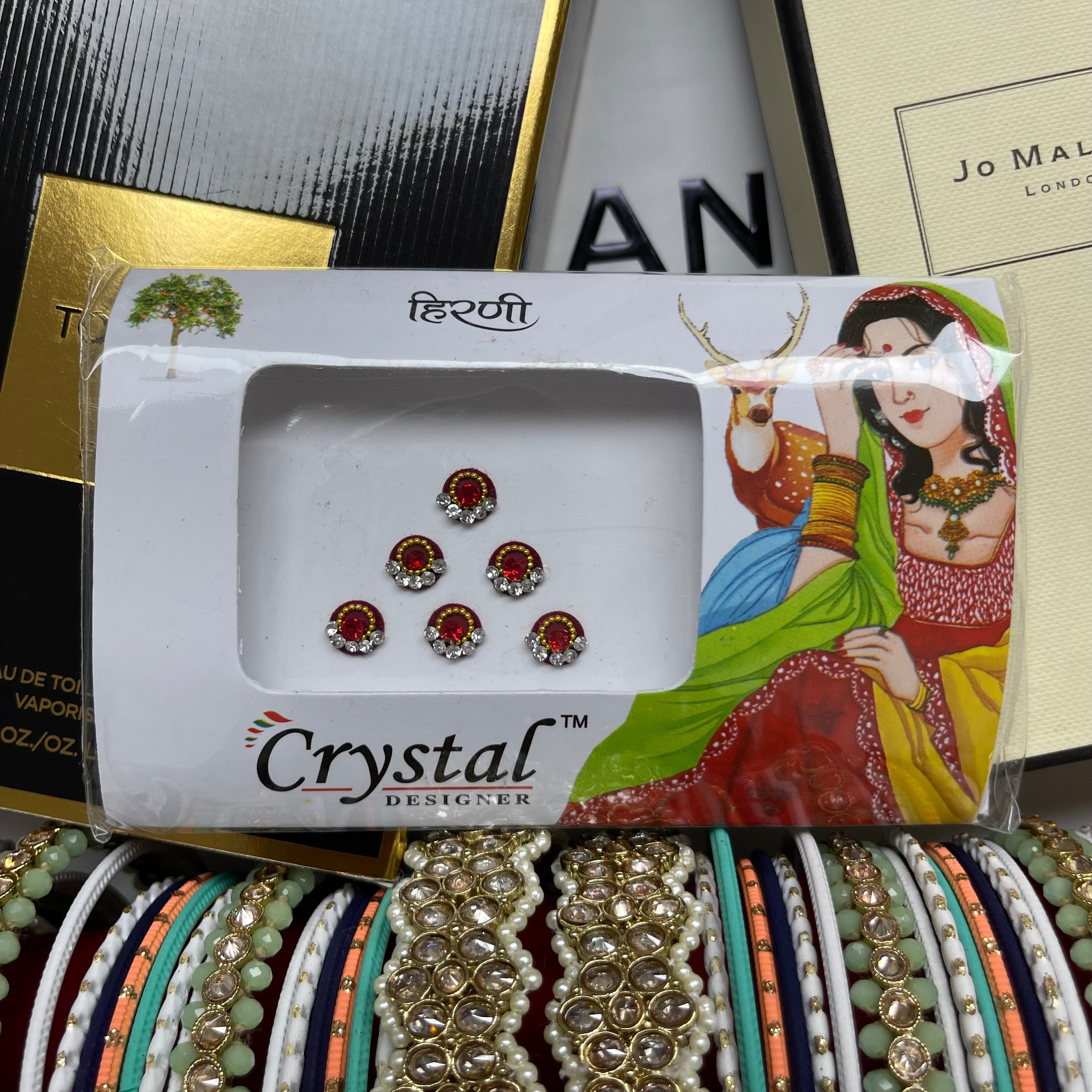 Red Bindi Pack 3