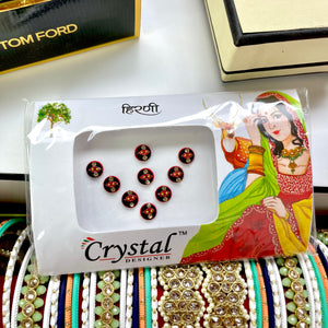 Maroon Bindi Pack 1